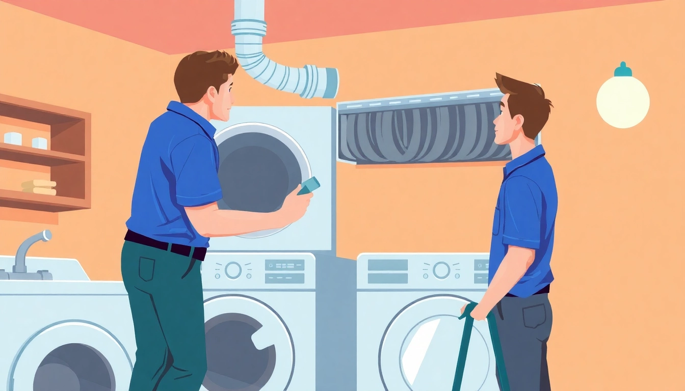 Expert dryer vent cleaning Salt Lake City technician performing a thorough inspection.