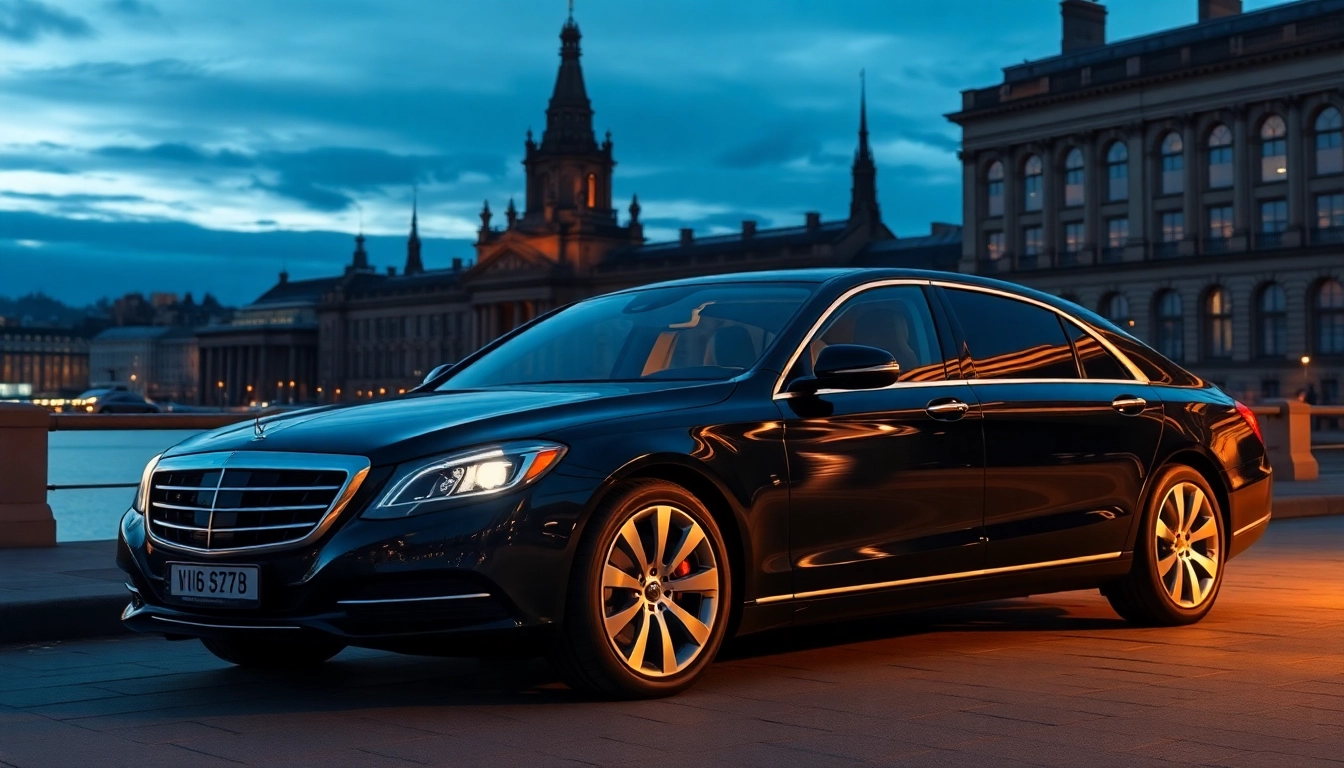 Experience a cheap chauffeur service Glasgow with premium black luxury cars and professional drivers.