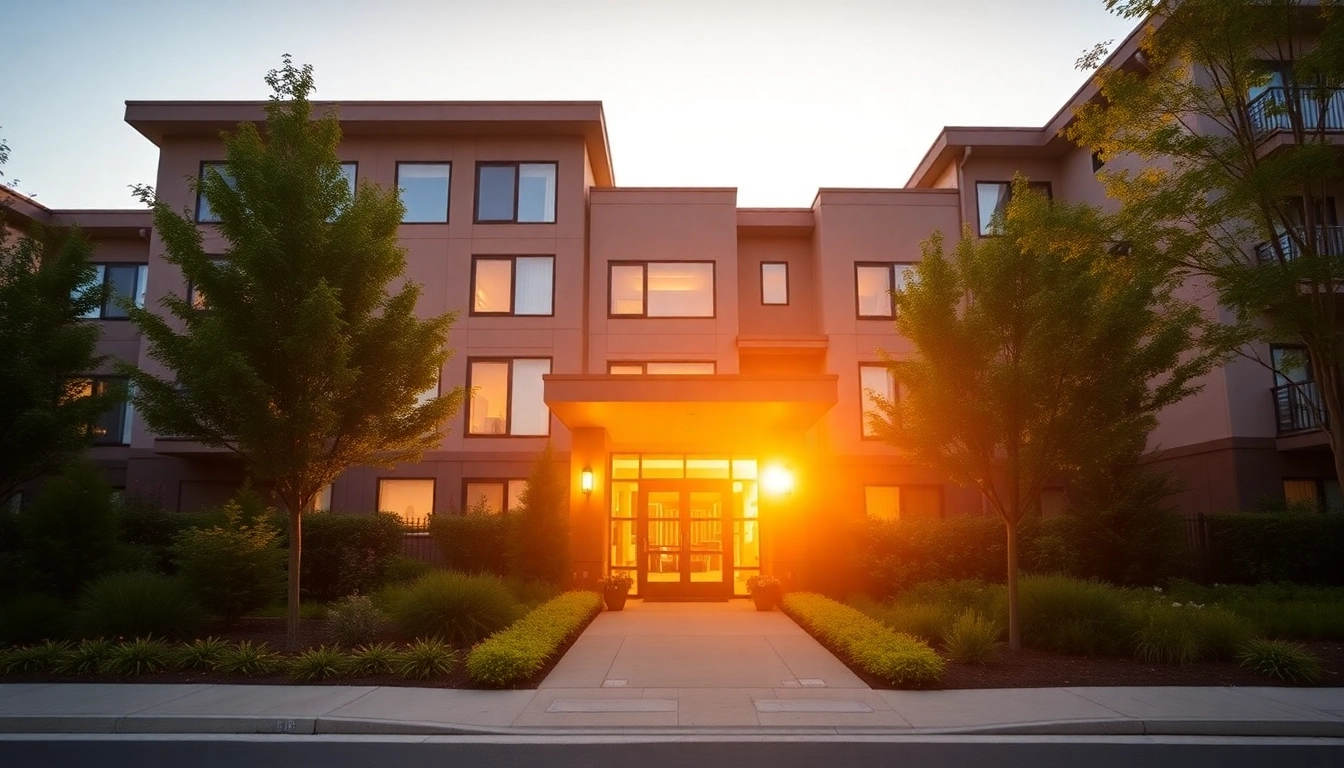 Explore the beautiful entrance of the Margaret Drive condo with vibrant landscaping and modern design.