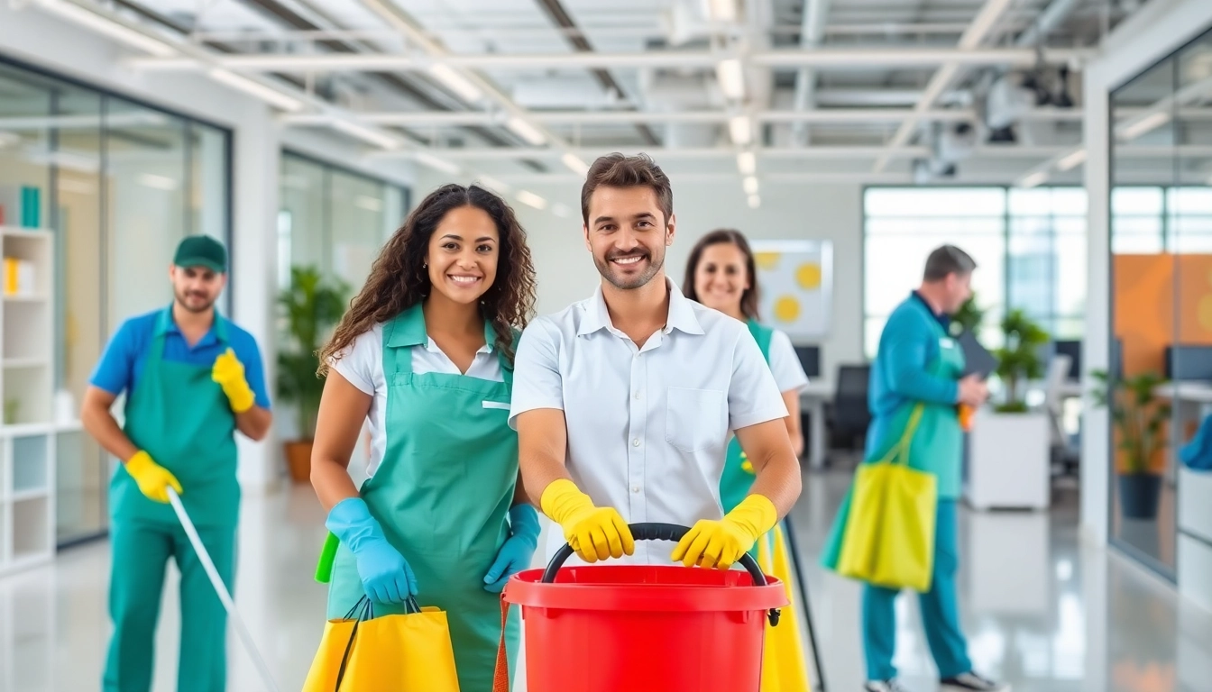 Jacksonville commercial cleaning professionals expertly maintaining a spotless workspace for maximum hygiene and comfort.