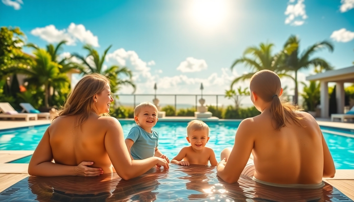 Secure swimming pool financing to create your dream backyard oasis with a stylish pool and lush surroundings.