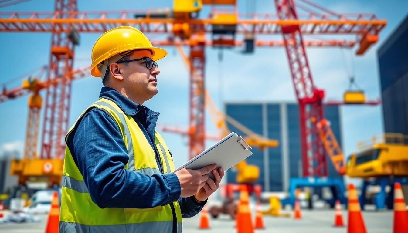 Examine NVQ Level 4 Crane supervisor answers with a professional analyzing lifting operations.