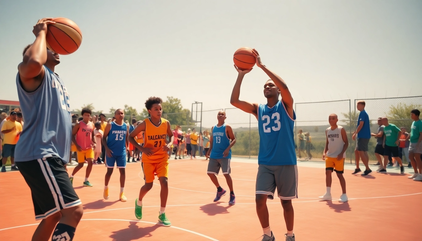 Engaged youth athletes training at the Takeover Basketball Academy, showcasing teamwork and determination.