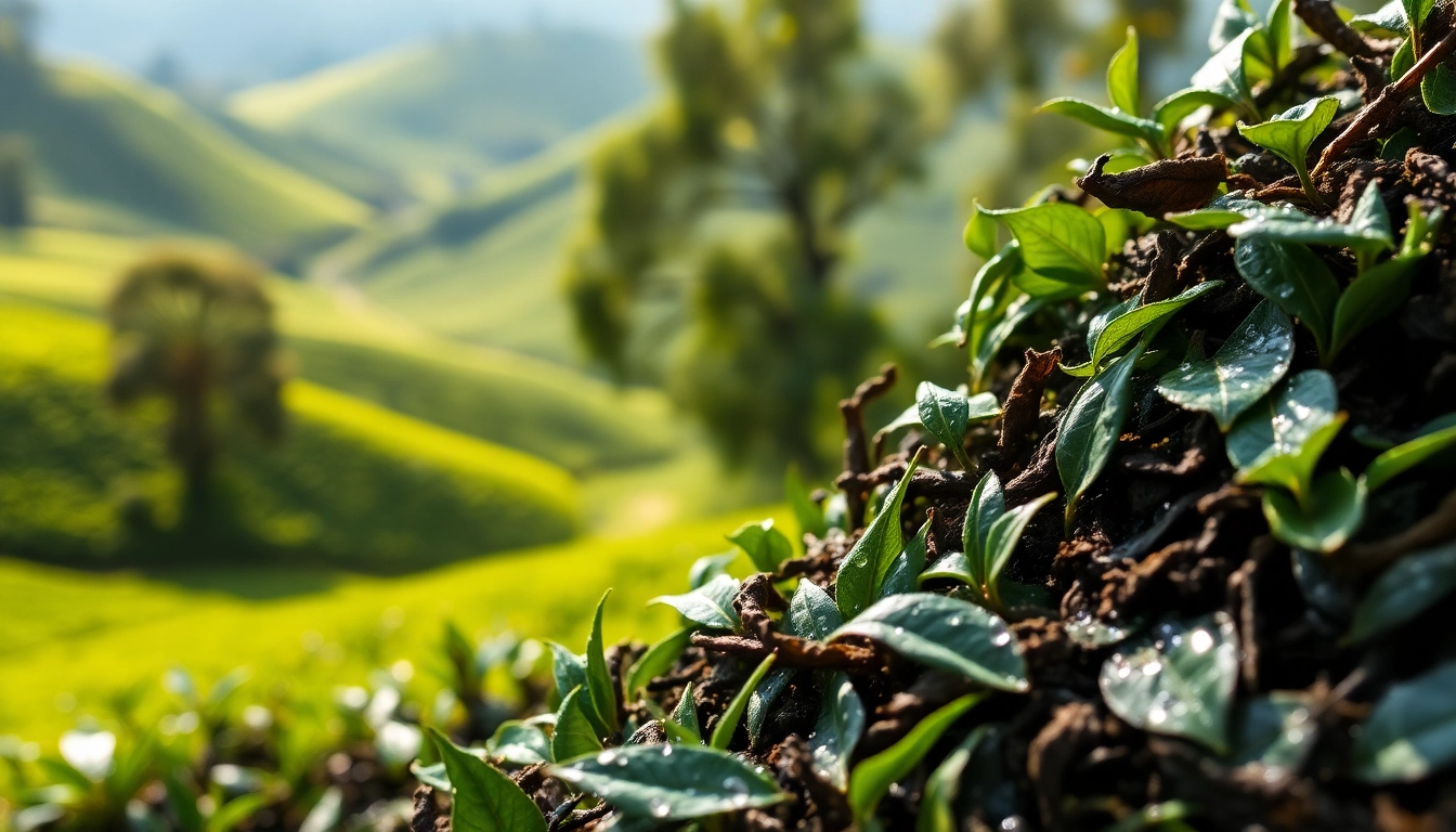 Enjoying aromatic loose leaf black tea steeped with fresh ingredients and herbs.