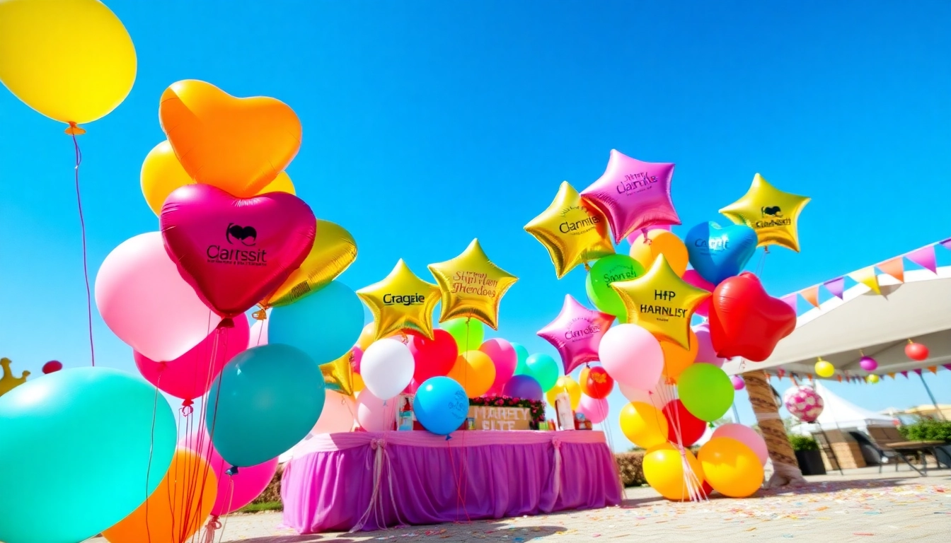 Customize and celebrate with vibrant Print balloons featuring unique designs and logos.