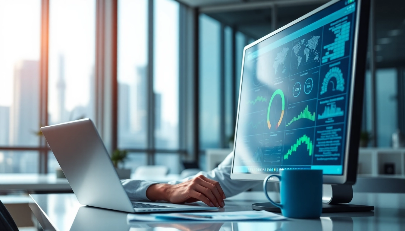 Gewährleistung von Cybersicherheit durch einen Fachmann, der Daten analysiert.