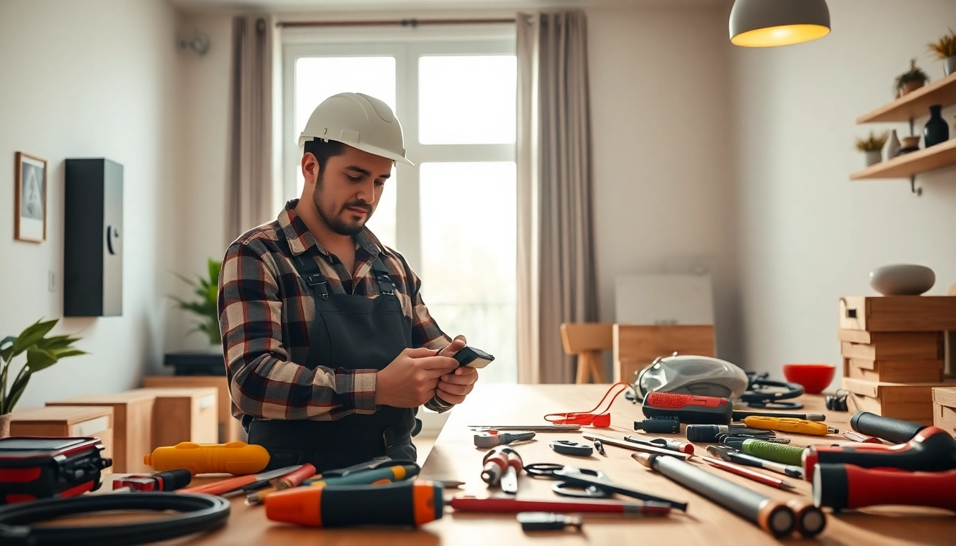 Provide expert Electrical Service as a skilled electrician installs modern electrical systems.