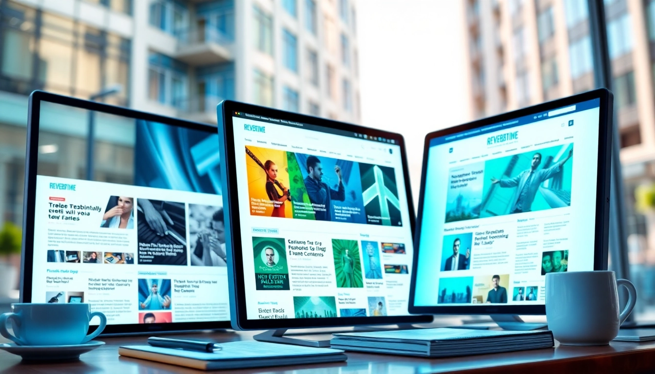 Showcasing engaging article layout of Reverbtime Magazine with modern media trends.