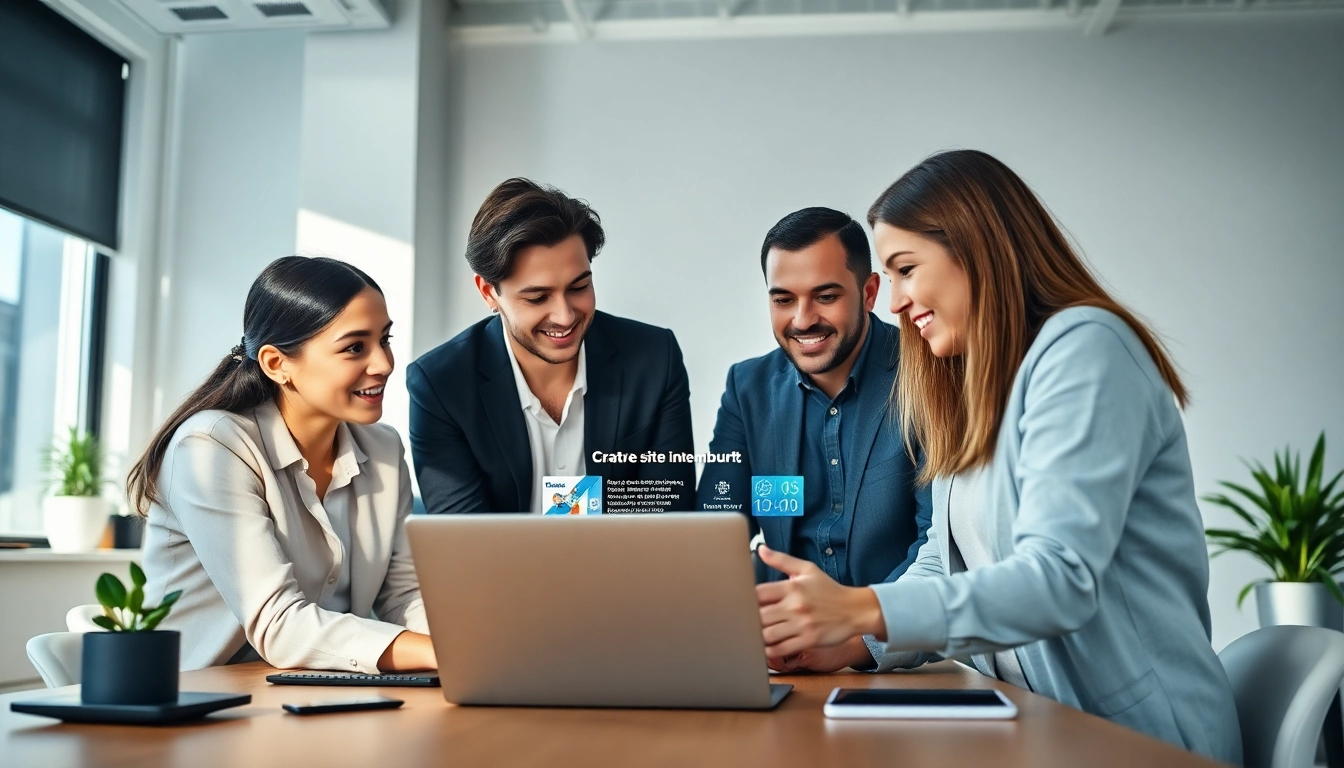 Réaliser la création site internet Luxembourg avec une équipe de professionnels dynamiques.