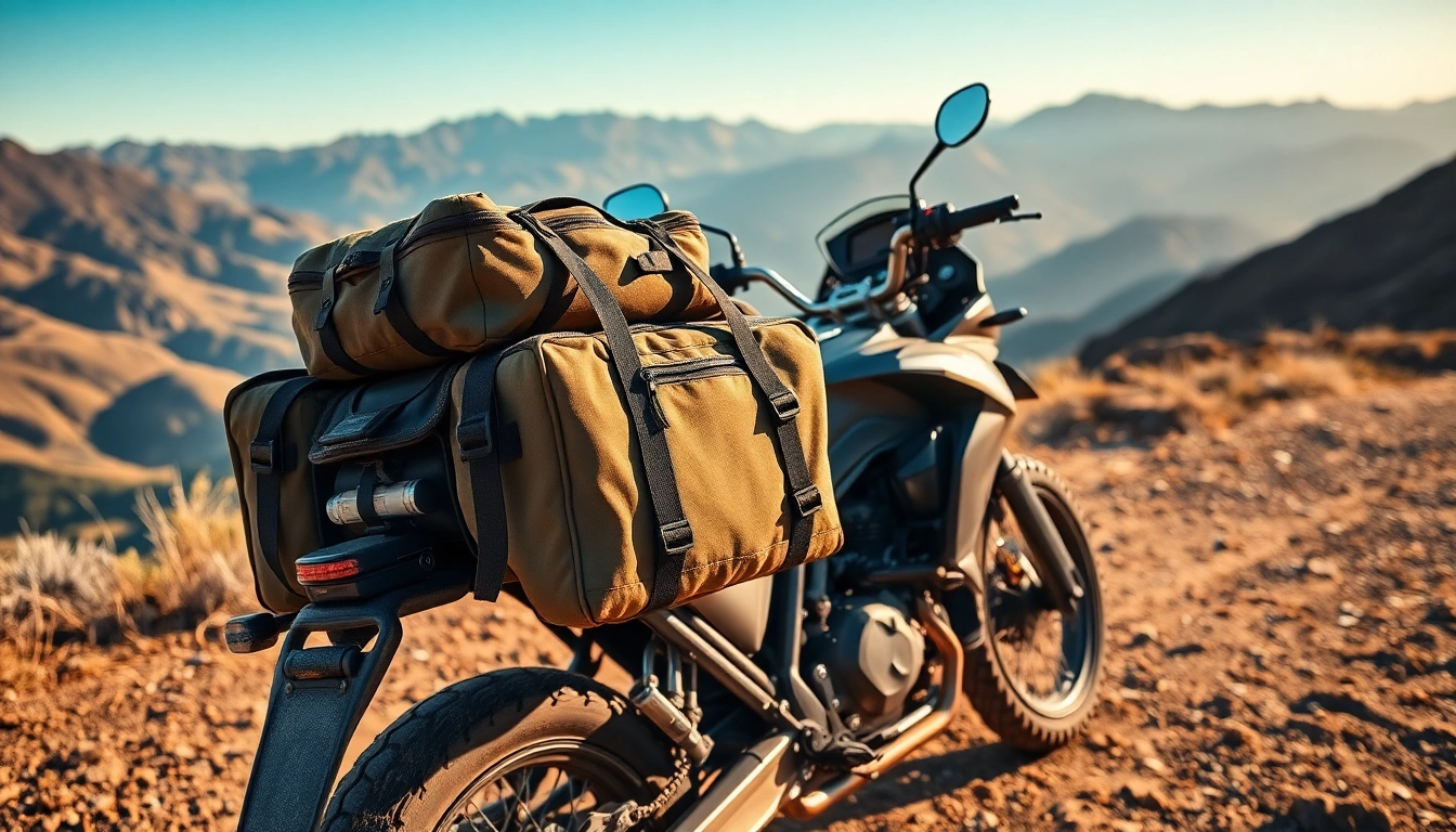 Secure your adventure with dustproof motorcycle luggage designed for trail-ready durability.