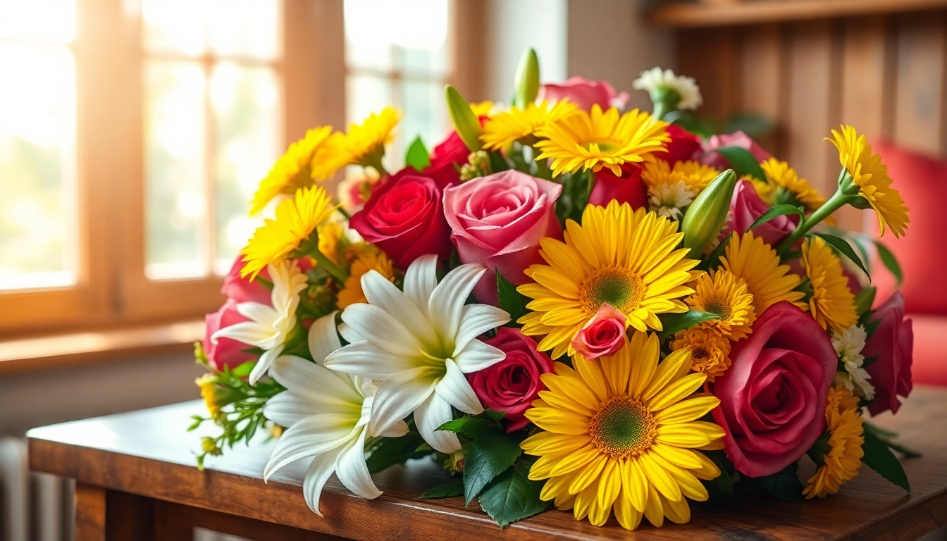 Vibrant bouquet showcasing Flower Delivery Doreen's charm with fresh roses and lilies.