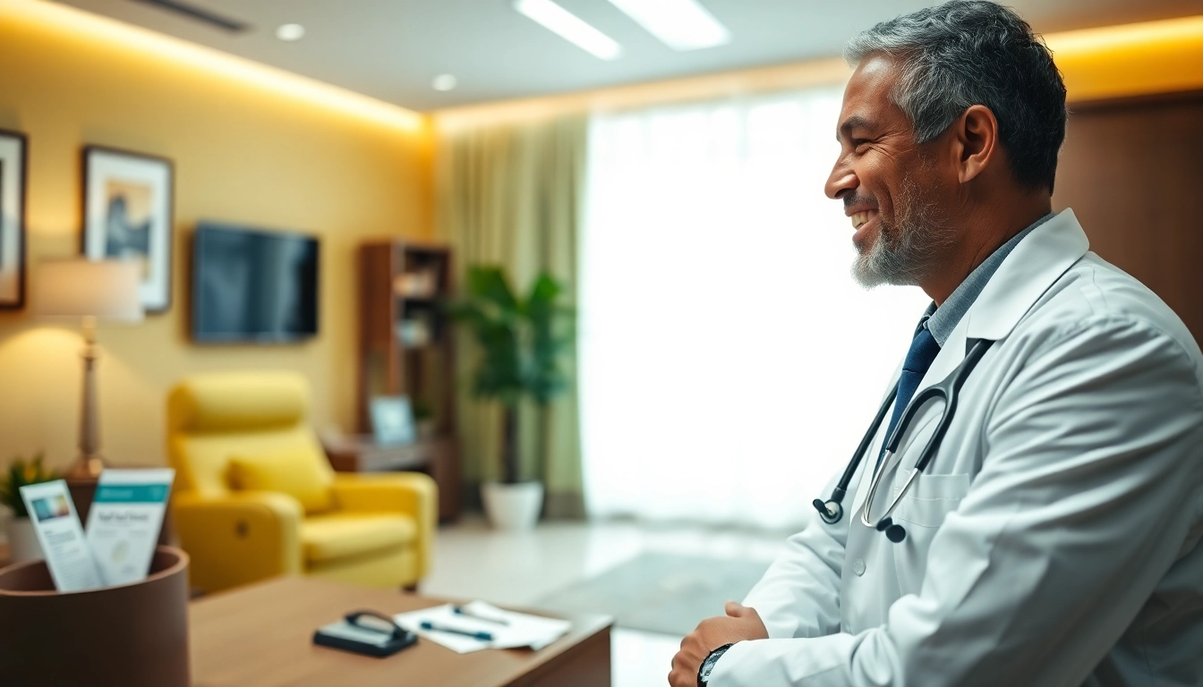 Concierge doctor las vegas providing personalized care in a sophisticated medical office.