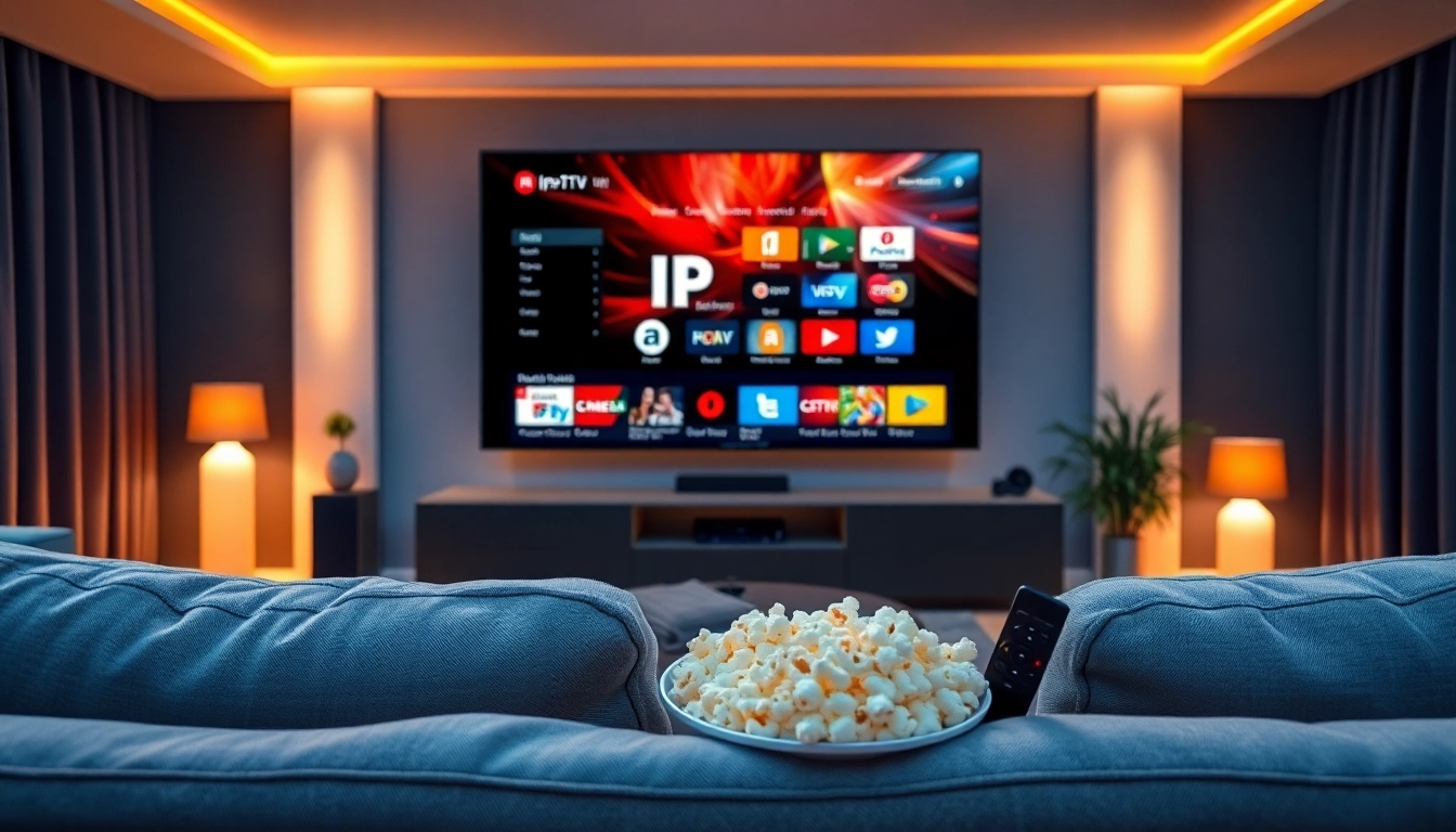 Comprar IPTV desde la comodidad de tu hogar con una experiencia de visualización atractiva.