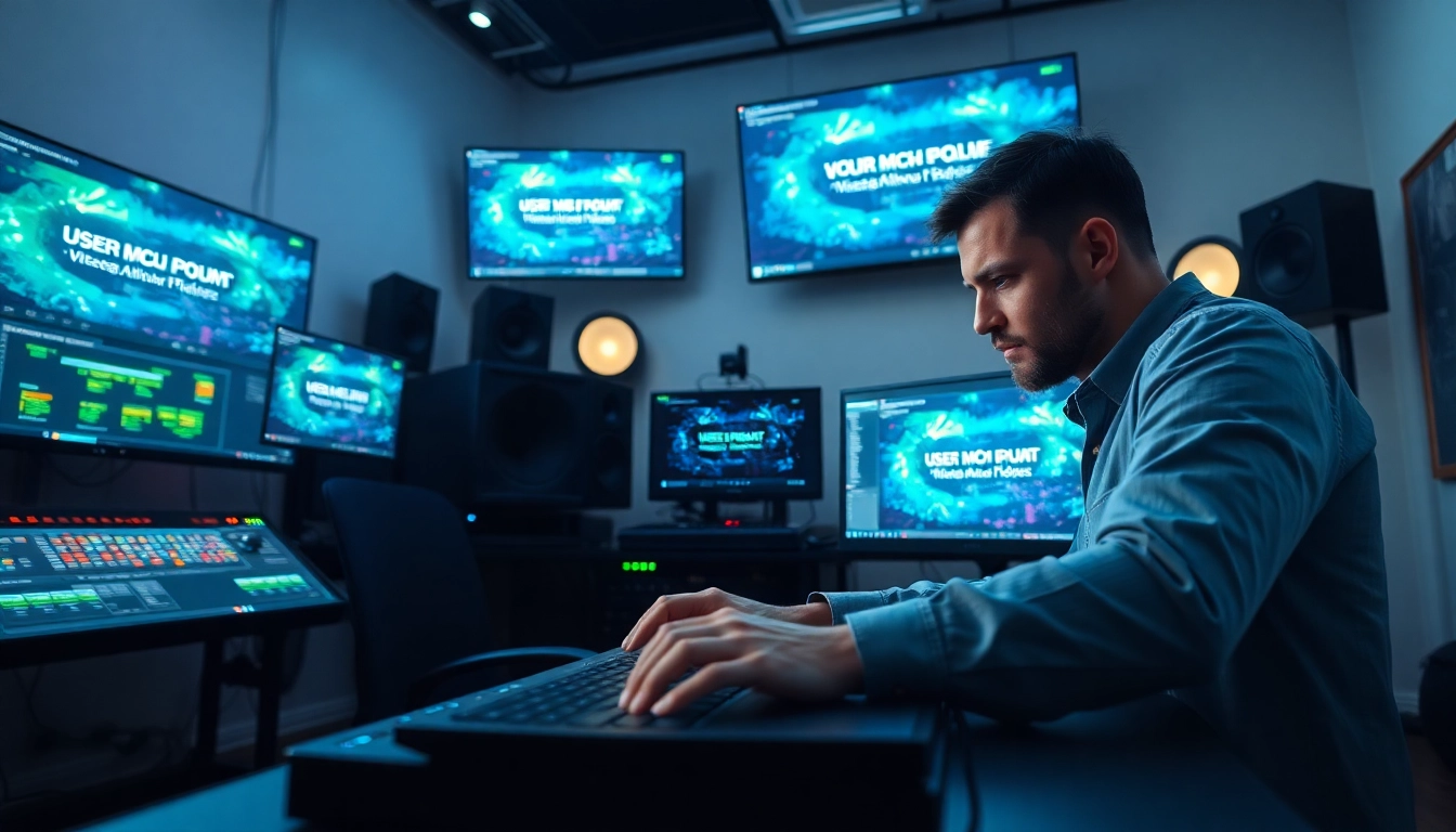 Create engaging visual content with KlingAI Prompts by showcasing a dynamic studio environment.